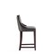 Manhattan Comfort Fifth Avenue Faux Leather Counter Stool in Pebble Grey - Set of 2 2-CS012-PE - alternate 3